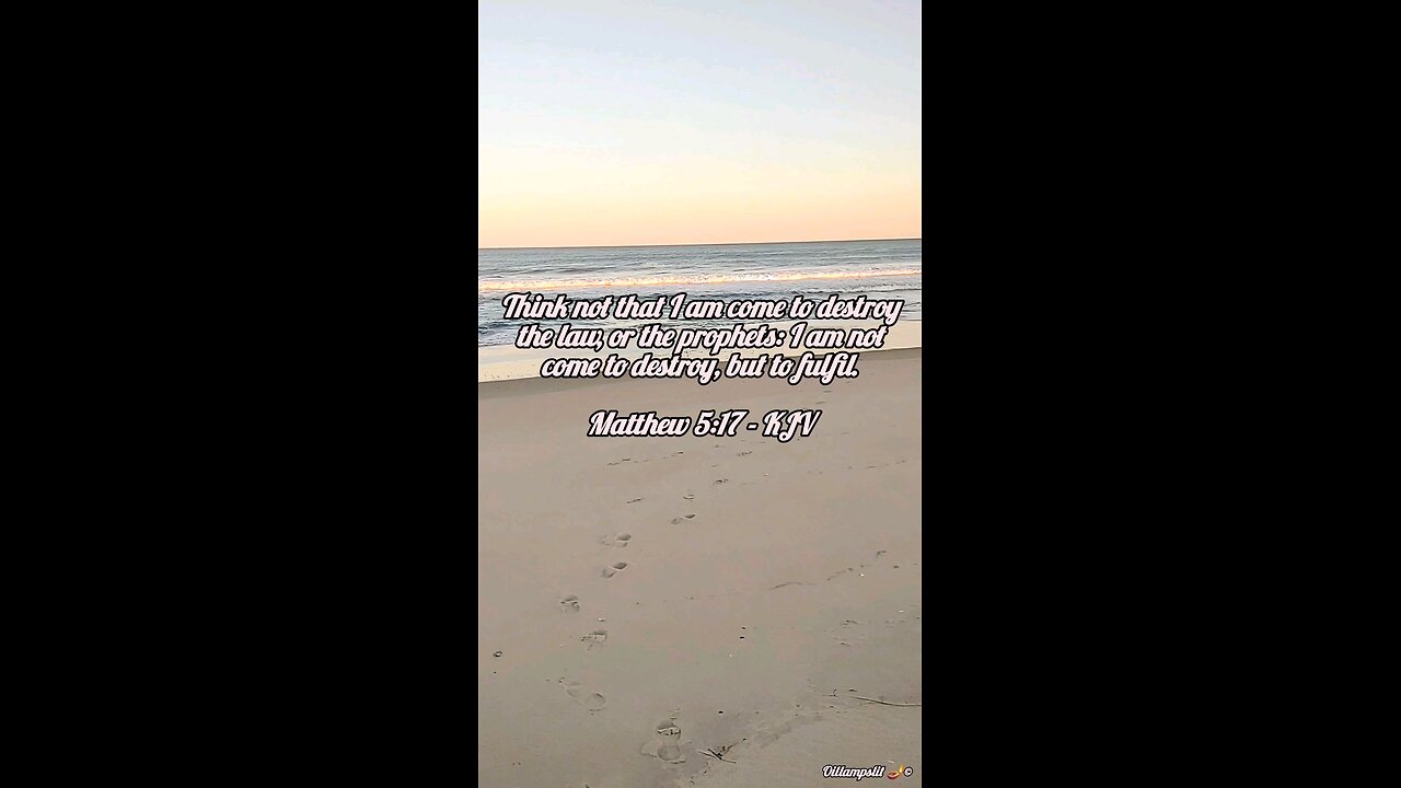 Matthew 5:17 KJV