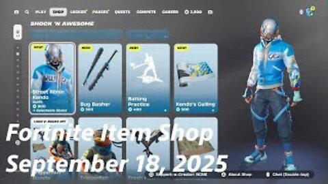 Fortnite Item Shop|September 18, 2025(*New* Street Ronin Kendo Bundle & More)