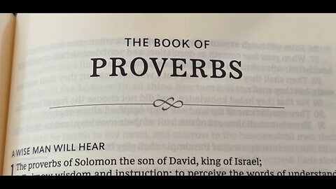 Proverbs 25, KJV, Female Voice