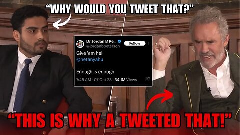 'Give 'em HELL' - Jordan Peterson On His Tweet About The Palestine-Israel Conflict