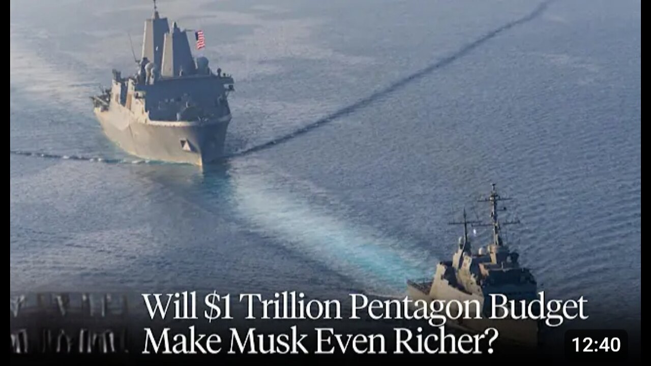 Elon Musk Stands to Get Even Richer as Trump Backs $1 Trillion Budget for Pentagon