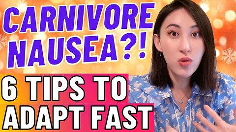 TOP 6 TIPS TO ADAPT QUICKER ON THE CARNIVORE DIET __ Nausea, Fasting, Hunger