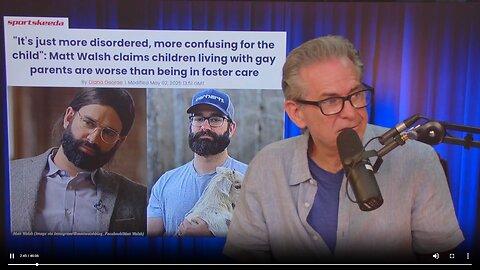 Matt Walsh claims children living with gays are worse off then if in foster care▮The Jimmy Dore Show