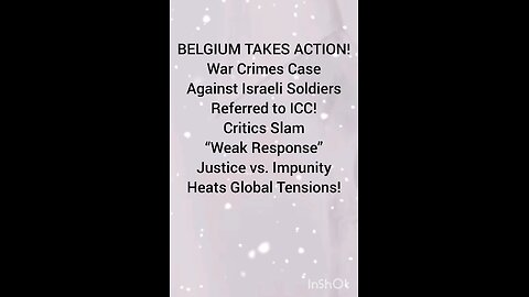 BELGIUM TAKES ACTION!