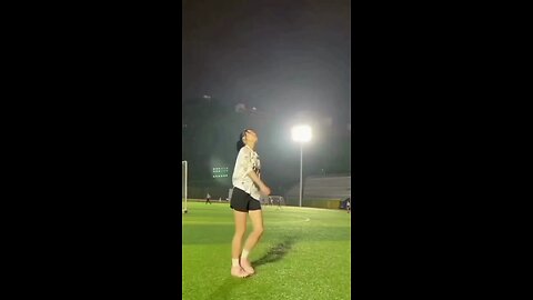 girl,s football skill