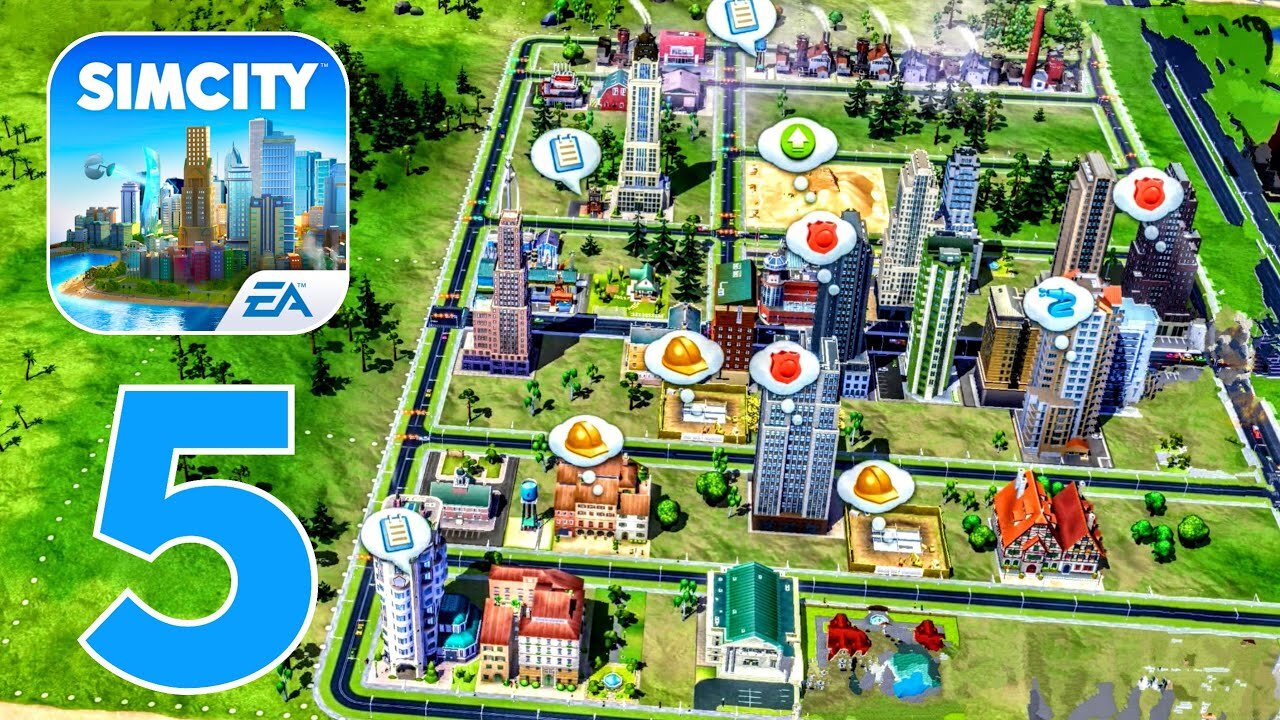 SimCity Buildit - Gameplay Walkthrough Part 5 - Police Station (iOS, Android)