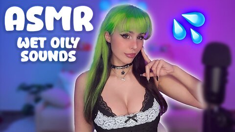 HOT GIRL ASMR Wet Oil Sounds & Fast Hand Movements 💦 Intense Tingles & Aggressive Triggers