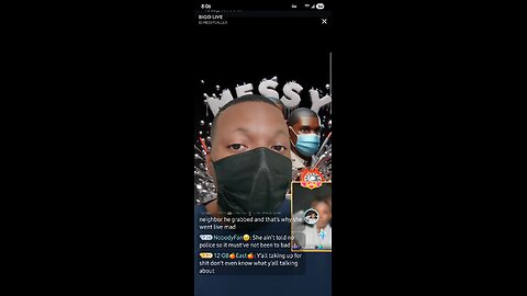MESSYCALLER LIVE ON THE FLOCKO AND LEXII MESS BIGOLIVE