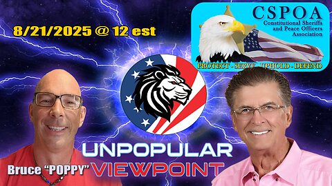 LIVE with Sheriff Mack - Founder of CSPOA.org - (Are Sheriffs Americas Last Hope?)