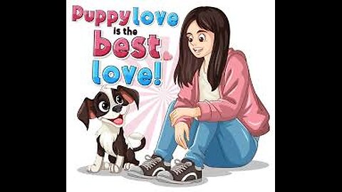 The Girl and Her Puppy