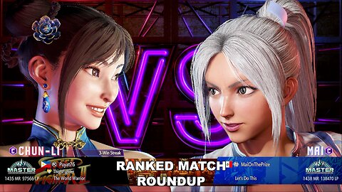 Kuya Kalbo SF6 Ranked Roundup. Chun Li Master Rank [Hori Fight Stick]