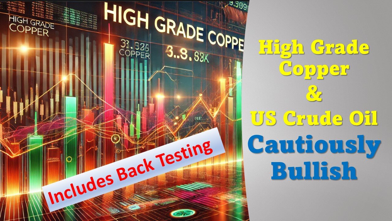 High Grade Copper & US Crude Oil Cautiously Bullish