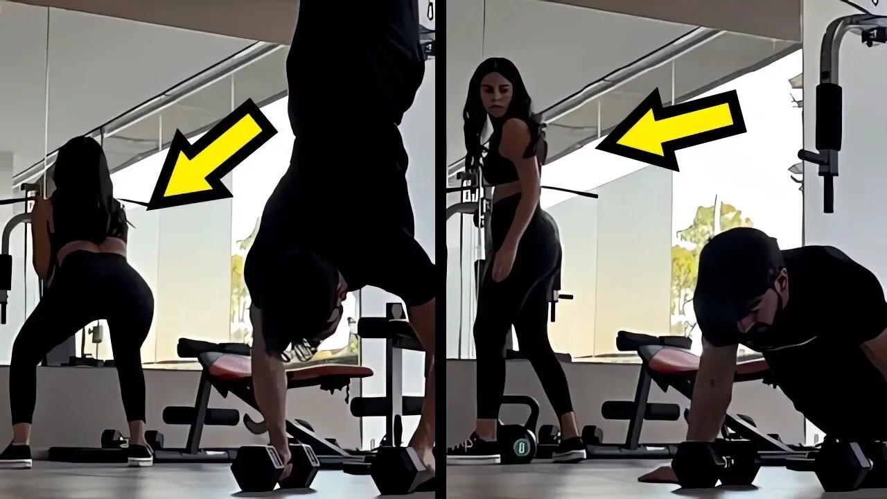 🔥Scaring People in The Gym With Calisthenics #1