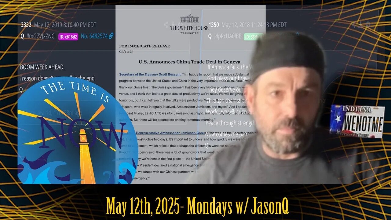 Mondays with JasonQ- May the 12th 2025