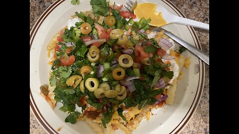 Eating yummy fries loaded part 2