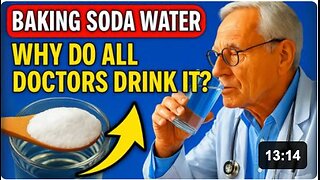 Just 1 Glass of BAKING SODA WATER Will Do THIS to Your BODY Before BED!