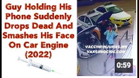 "Man Suddenly Dies While Holding Phone, Face Smashes Into Car Engine (2022)"