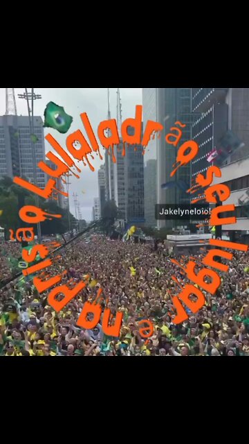 Lulaladrão seu lugar é na prisão: A Paulista dando seu recado. Paulista 29/06/25 🇧🇷