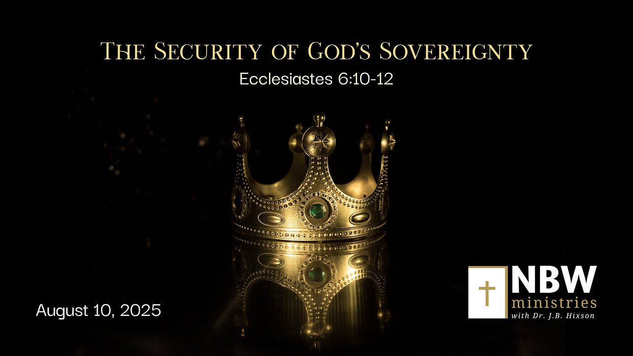 1286. The Security of God's Sovereignty