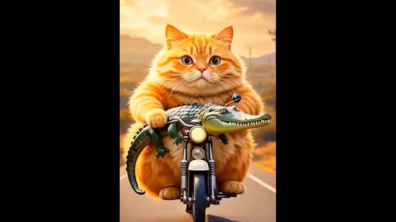 Ai animated Cat funny videos