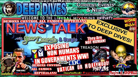 2025-09-03: News Talk with gene Decode & Sergio - Exposé on Child Trafficking