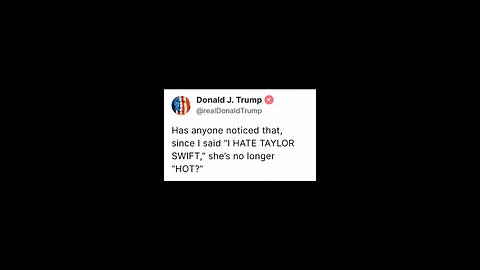 President Trump vs Taylor Swift