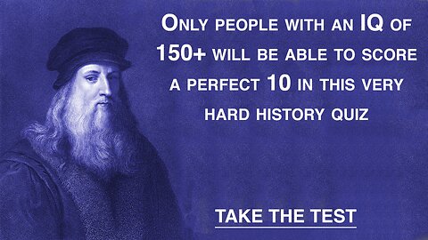 Hard History Quiz