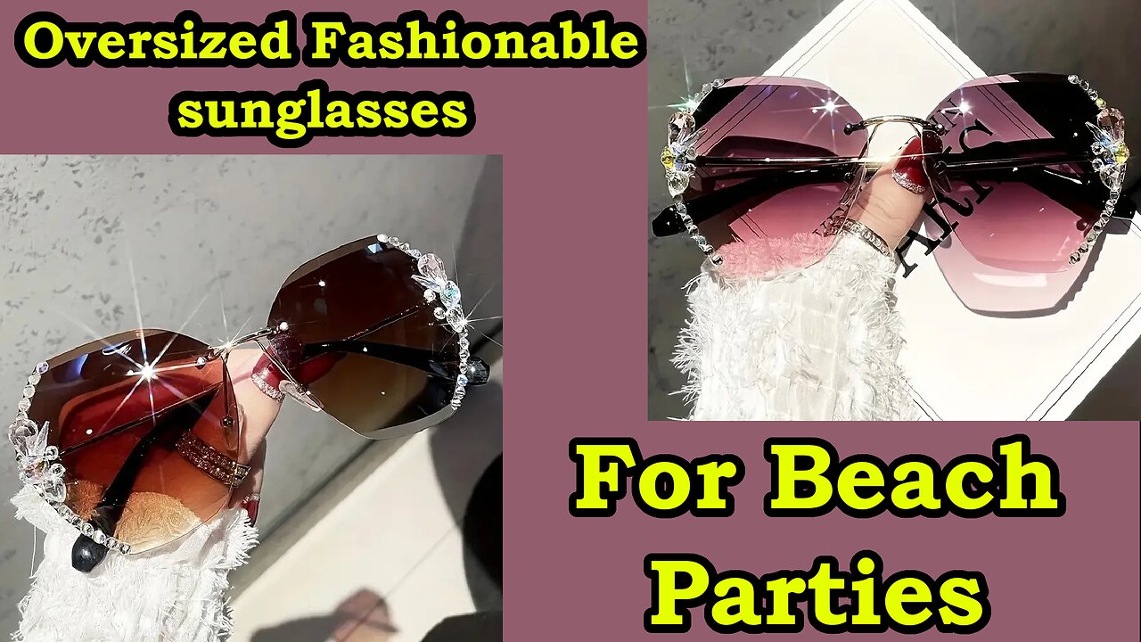 Customer review about this Women's Oversized Gradient Rhinestone ...