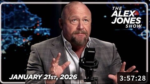 1 21 26 ALEX JONES SHOW Trump Tells Globalists Their New World Order Is Dead