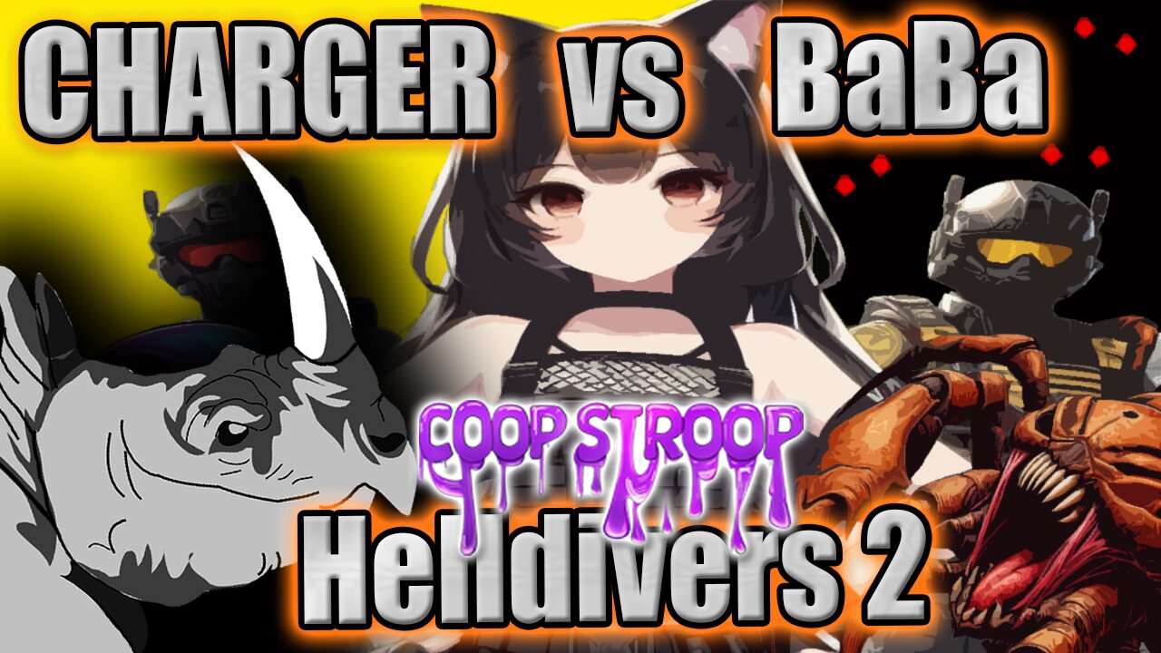 BaBa and The Charger #Helldivers2 with @eXo5ILVER & DeZ #Vtuber #Gamergirl