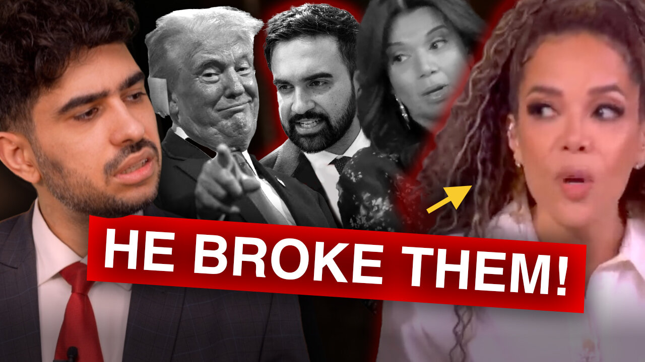 He CORNERED The Hosts Over Trump vs Mamdani HYPOCRISY!