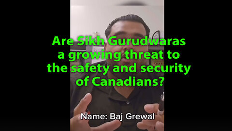Threats of Violence: Guru Nanak Sikh Gurudwara Surrey Oct 8 2023
