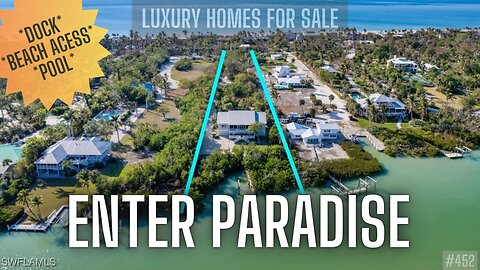 ISLAND HOME | Beach Access, Dock, Pool | Captiva Island | Luxury Homes For Sale | Southwest Florida