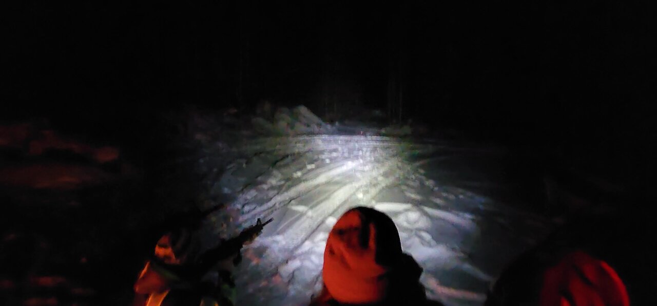 Shooting tannerite in the snow in Alaska
