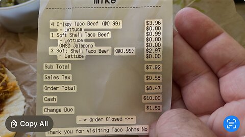 99 cent taco Tuesdays at Taco John’s