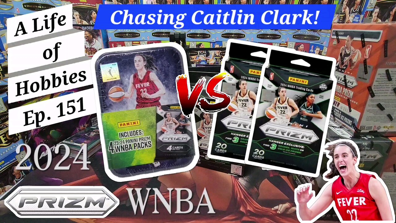 2024 Prizm WNBA Chasing Caitlin Clark: Collector Tin Vs 2x Hanger Boxes e151