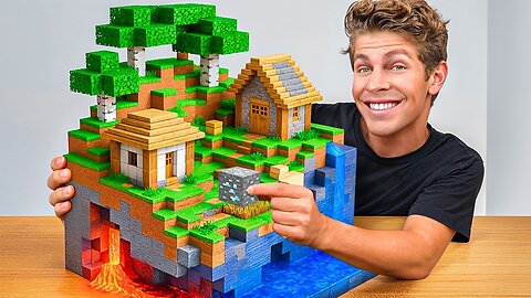 I Built Minecraft In Real Life!