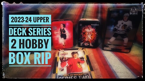 Upper Deck 2023-24 Series 2 hobby box rip