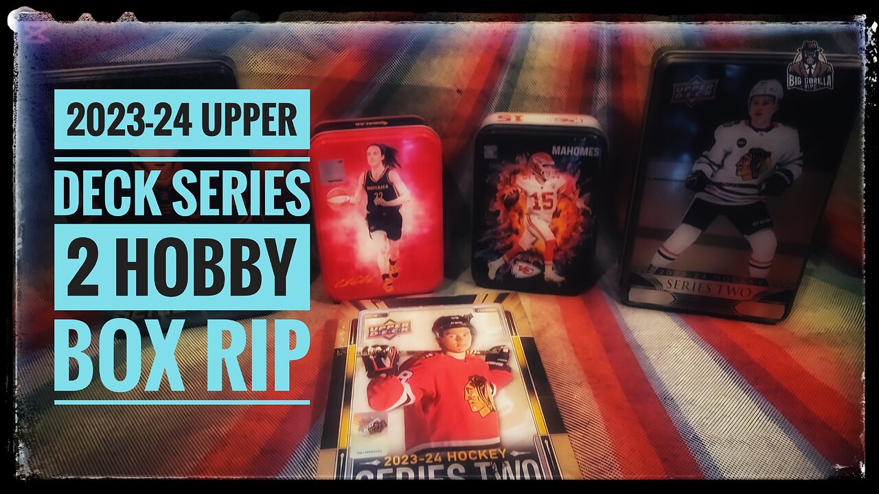 Upper Deck 2023-24 Series 2 hobby box rip