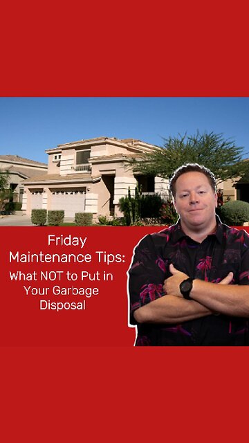 🔧 Friday Maintenance Tip: What NOT to Put in Your Garbage Disposal 🚫