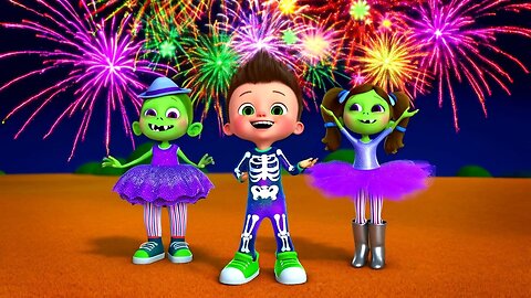 Zombie Dance with Toddlers | Funny Kids vs Zombies | Halloween Party Song & Moves
