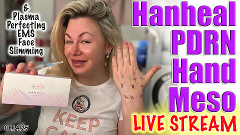 Live Hanheal PDRN Hand Meso, Plasma Perfecting EMS Face Slimming, AceCosm.com, code Jessica10 Saves