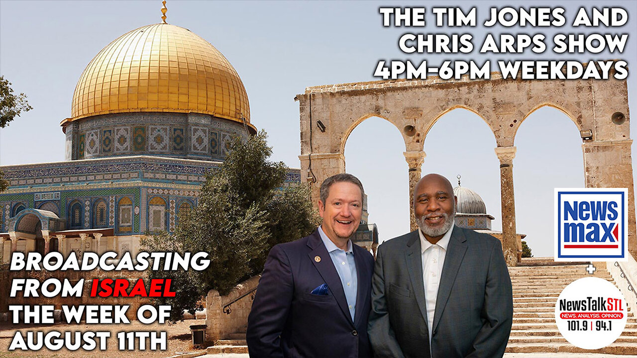 The Tim Jones and Chris Arps Show 08.15.2025 LIVE from Israel recap with Mike, Vic, Ken, Jamie
