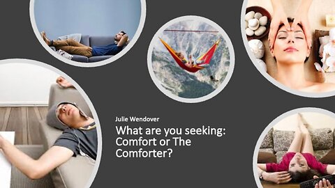Comfortable- Julie Wendover- July 27, 2025