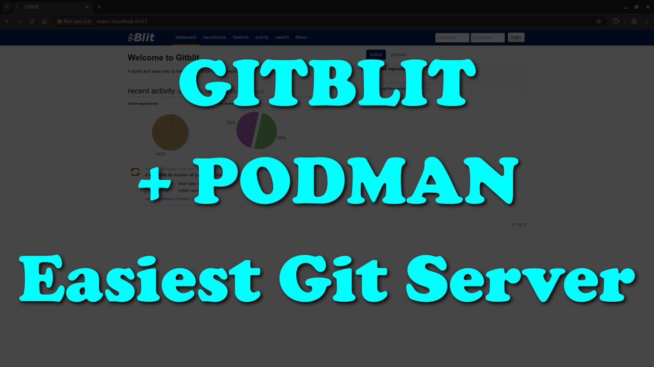 Easiest Git Server Setup! Gitblit + Podman-Compose in 5 Minutes (Open Source)