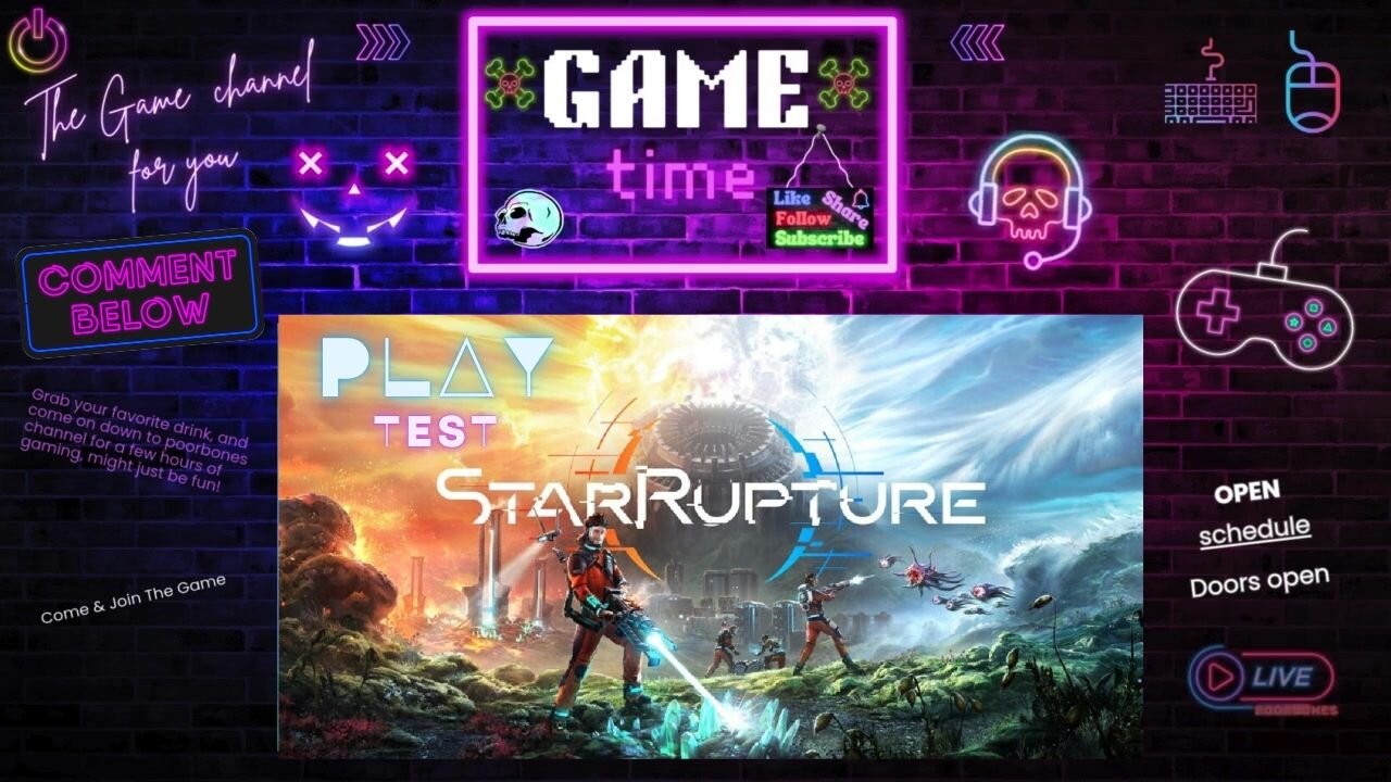 𖦏StarRupture ︻芫═─── Play test, Building stuff