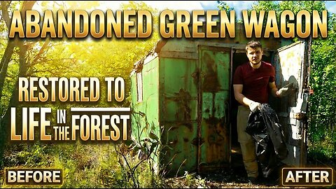 “This Abandoned Green Wagon Was Left to Rot… Until Now”