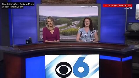 Pregnant News Anchor goes into labor while on air