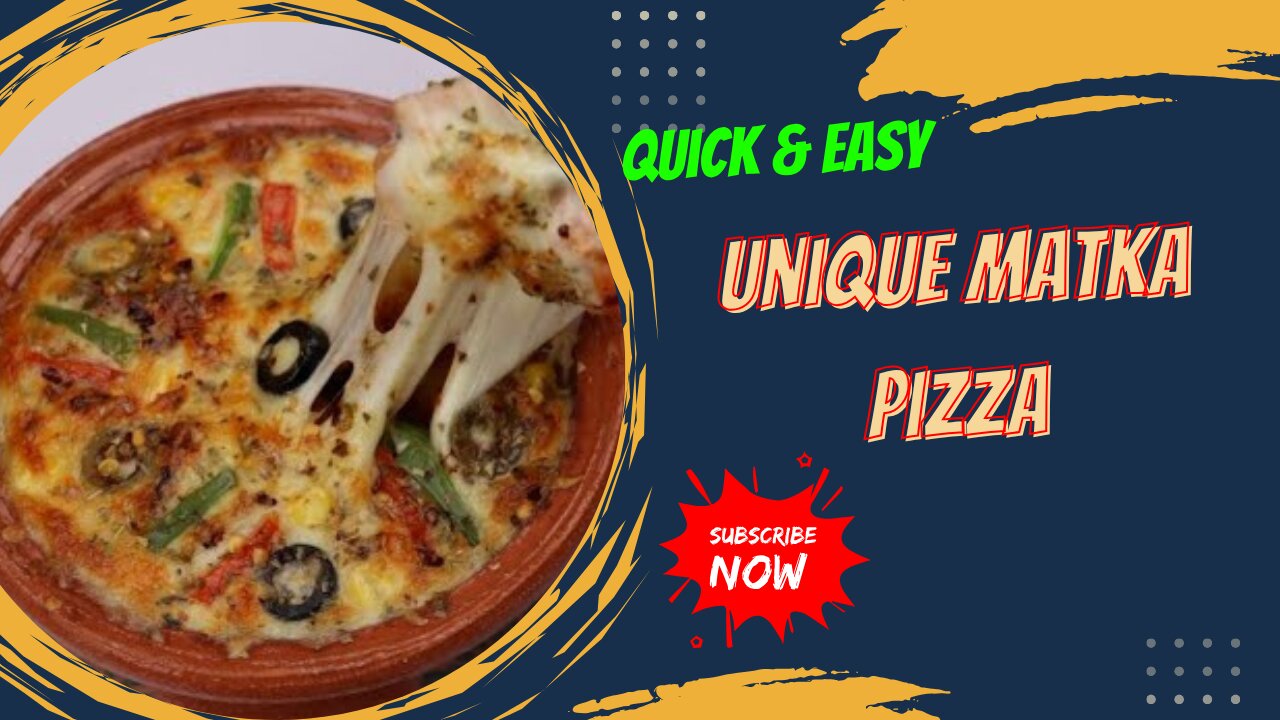 Unique Matka Pizza Recipe, Street Style Matka Pizza |Global Kitchen Delights!