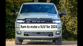 Ram to add SUV in 2028